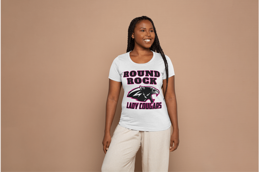 Round Rock Lady Cougar Dri Fit Crew Neck