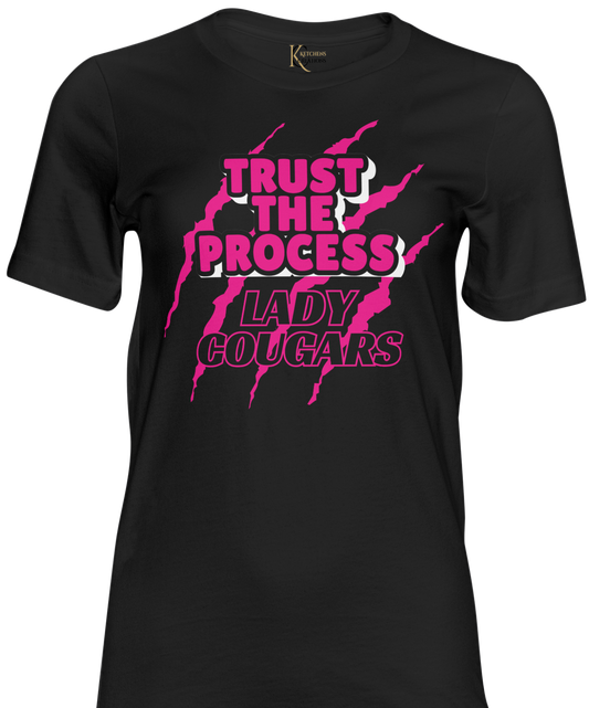 Trust the Process Soft Style Crew Neck- Pink or Black Shirt
