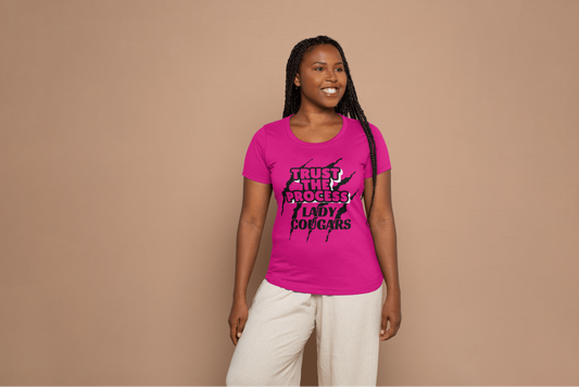 Trust the Process Dri Fit Crew Neck- Pink or Black Shirt